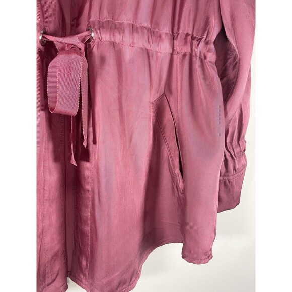 Rare Cinq a Sept Anthropologie Mathieu Twill Utility w/ Ribbons Jacket Size M - Picture 7 of 16